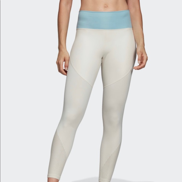 adidas Pants - Adidas Believe This Shiny High-Rise 7/8 Tights